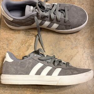 Adidas Womens Charcoal and White Sneakers